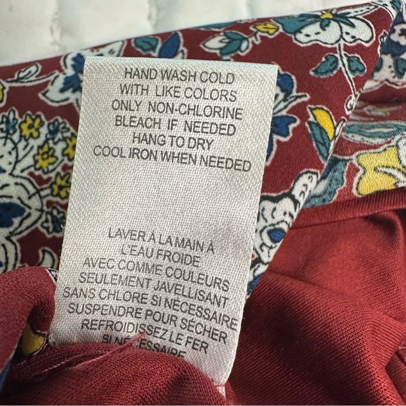 DR2 Floral Dress Doble V-Neck Tie Waist Cap Sleeve With Pockets and Side Zipper - Picture 14 of 16